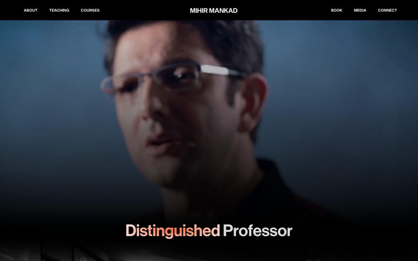 Personal Brand & Digital Presence for Consulting Professional website on a laptop