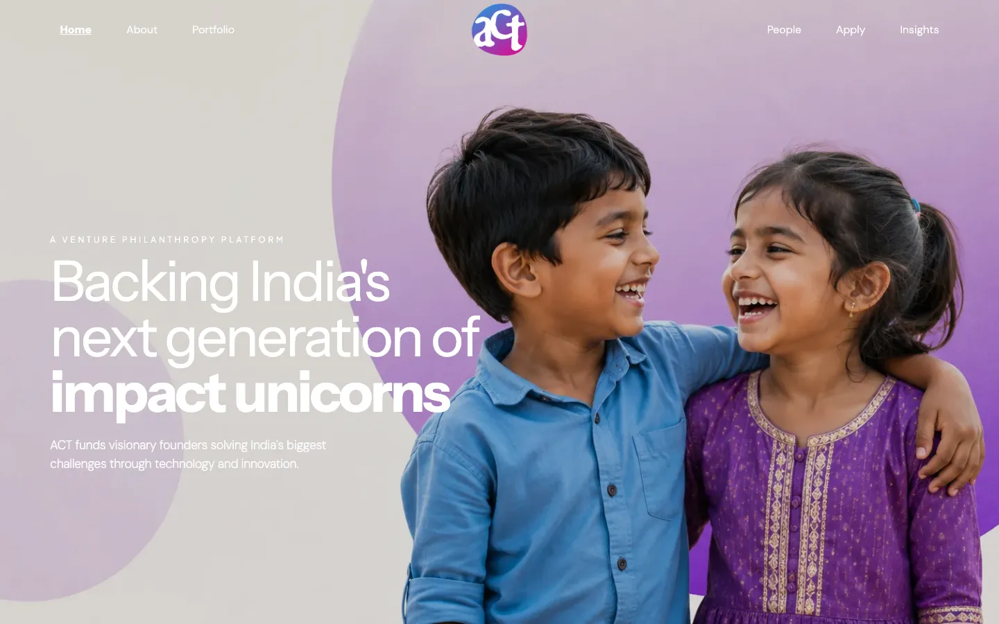 ACT Grants: Website Strategy, Design & Development
